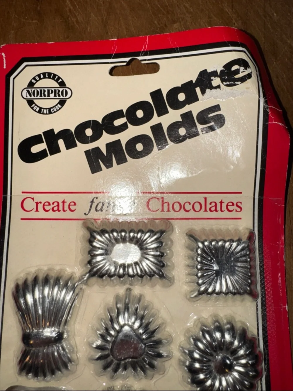 Norpro Silver Chocolate Molds - Assorted Shapes